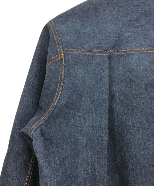 sacai（サカイ）sacai (サカイ) Chalk Stripe Bonding Jacket/チョークストライプジャケット ネイビー サイズ:3の古着・服飾アイテム