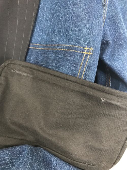 sacai（サカイ）sacai (サカイ) Chalk Stripe Bonding Jacket/チョークストライプジャケット ネイビー サイズ:3の古着・服飾アイテム