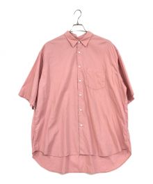 SHIPS any（シップスエニィ）の古着「半袖シャツ」｜ピンク