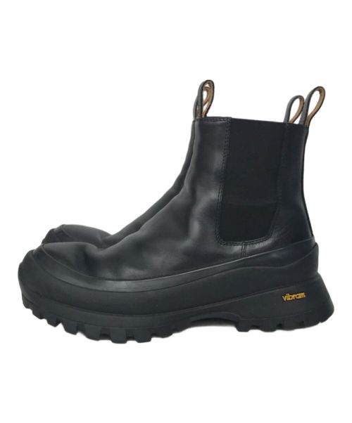 JIL SANDER（ジルサンダー）JIL SANDER (ジルサンダー) ANKLE BOOT チェルシーブーツ ブラック サイズ:36の古着・服飾アイテム