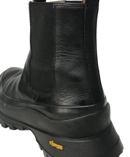 JIL SANDER（ジルサンダー）JIL SANDER (ジルサンダー) ANKLE BOOT チェルシーブーツ ブラック サイズ:36の古着・服飾アイテム