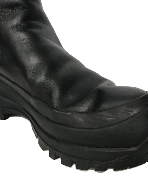 JIL SANDER（ジルサンダー）JIL SANDER (ジルサンダー) ANKLE BOOT チェルシーブーツ ブラック サイズ:36の古着・服飾アイテム