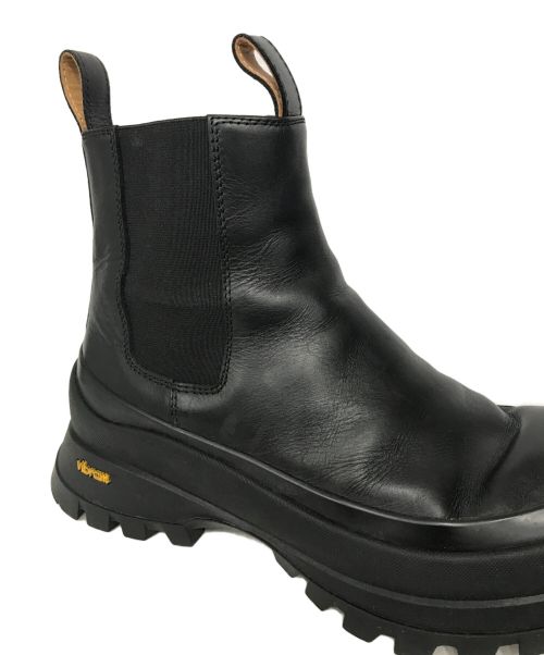 JIL SANDER（ジルサンダー）JIL SANDER (ジルサンダー) ANKLE BOOT チェルシーブーツ ブラック サイズ:36の古着・服飾アイテム