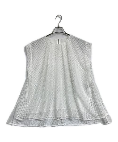 JUSGLITTY（ジャスグリッティー）JUSGLITTY (ジャスグリッティー) レースブラウス ホワイト サイズ:2の古着・服飾アイテム