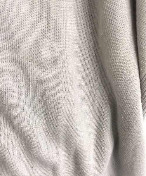 自由区（ジユウク）自由区 (ジユウク) コットンアセテート チュニック丈ニット グレー サイズ:Mの古着・服飾アイテム