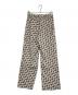 ROPE (ロペ) 総柄リラックスパンツ ブラウン×ベージュ サイズ:38：3000円