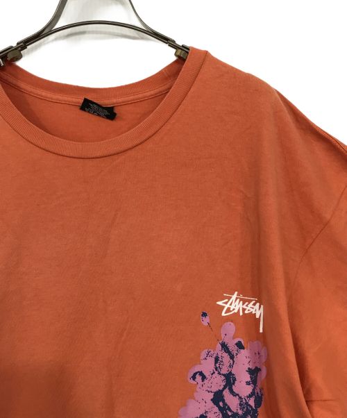 stussy（ステューシー）stussy (ステューシー) 半袖カットソー オレンジ サイズ:SIZE　XLの古着・服飾アイテム