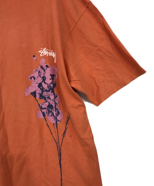 stussy（ステューシー）stussy (ステューシー) 半袖カットソー オレンジ サイズ:SIZE　XLの古着・服飾アイテム