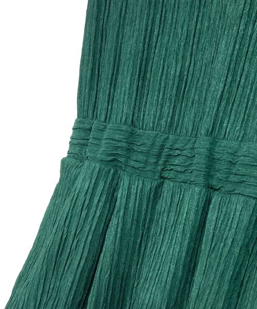 COHINA（コヒナ）COHINA (コヒナ) ワッシャーカットオールインワン グリーン サイズ:shortの古着・服飾アイテム