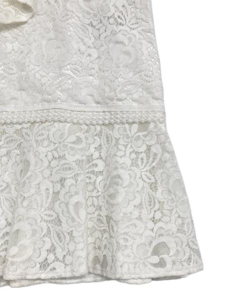 LANVIN COLLECTION（ランバンコレクション）LANVIN COLLECTION (ランバンコレクション) レーススカート ホワイト サイズ:Sの古着・服飾アイテム