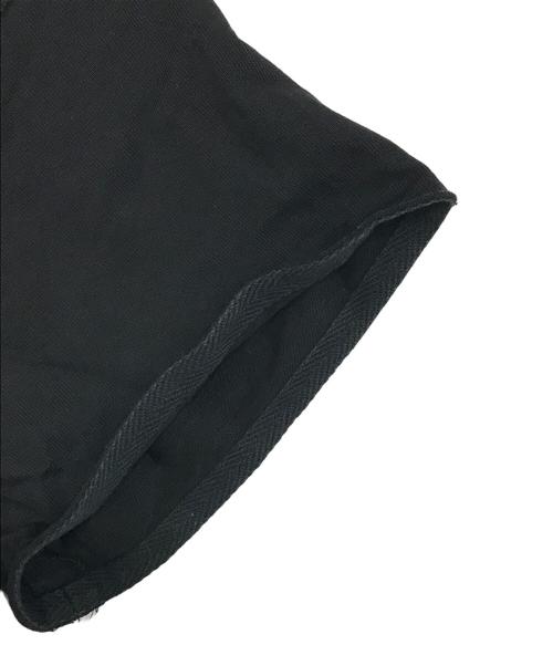 DRAWER（ドゥロワー）DRAWER (ドゥロワー) ペプラムカットソー ブラック サイズ:1の古着・服飾アイテム