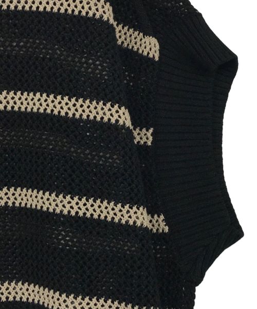 JOURNAL STANDARD relume（ジャーナルスタンダード レリューム）JOURNAL STANDARD relume (ジャーナルスタンダード レリューム) メッシュベスト ブラック サイズ:Fの古着・服飾アイテム