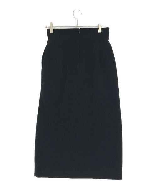 Whim Gazette（ウィムガゼット）Whim Gazette (ウィムガゼット) フロントスリットスカート ブラック サイズ:36の古着・服飾アイテム