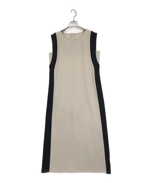 COLLAGE GALLARDAGALANTE（コラージュ ガリャルダガランテ）COLLAGE GALLARDAGALANTE (コラージュ ガリャルダガランテ) カットジョーゼットワンピース ベージュ サイズ:Fの古着・服飾アイテム