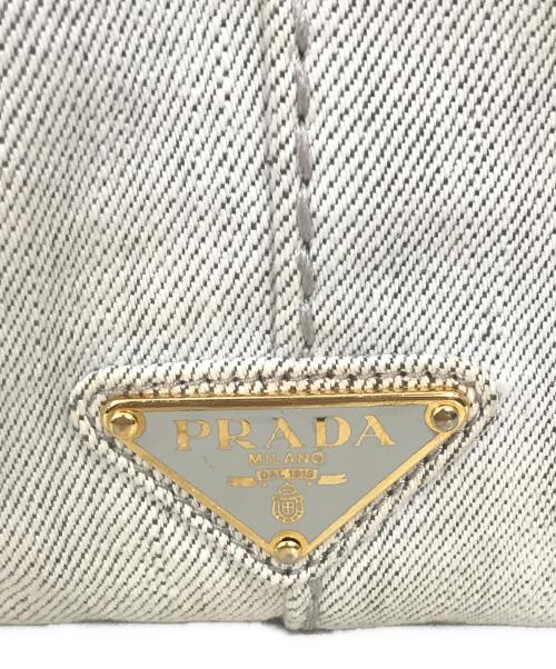 PRADA（プラダ）PRADA (プラダ) 2WAYバッグ アイボリーの古着・服飾アイテム