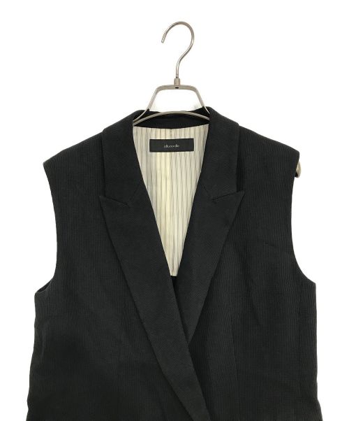 allureville（アルアバイル）allureville (アルアバイル) ダブルベスト ネイビー サイズ:2の古着・服飾アイテム