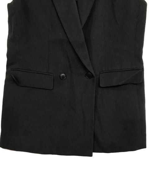 allureville（アルアバイル）allureville (アルアバイル) ダブルベスト ネイビー サイズ:2の古着・服飾アイテム