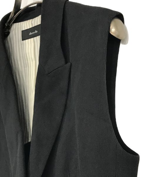 allureville（アルアバイル）allureville (アルアバイル) ダブルベスト ネイビー サイズ:2の古着・服飾アイテム