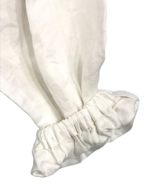 KALNA（カルナ）KALNA (カルナ) ギャザーオフショルダーブラウス ホワイトの古着・服飾アイテム