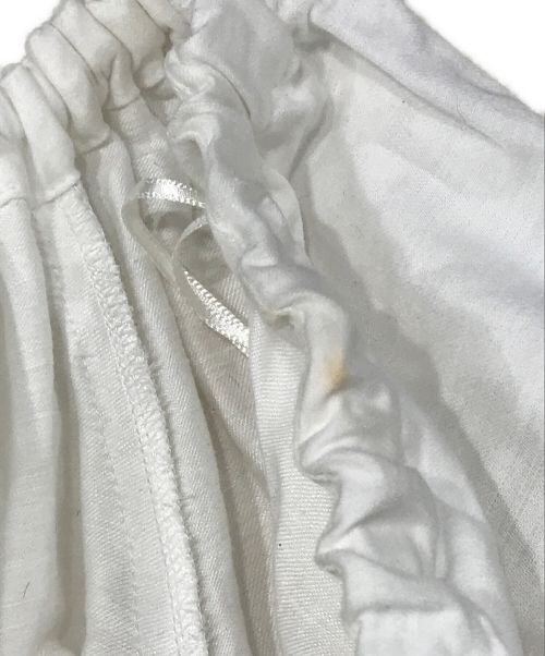 KALNA（カルナ）KALNA (カルナ) ギャザーオフショルダーブラウス ホワイトの古着・服飾アイテム