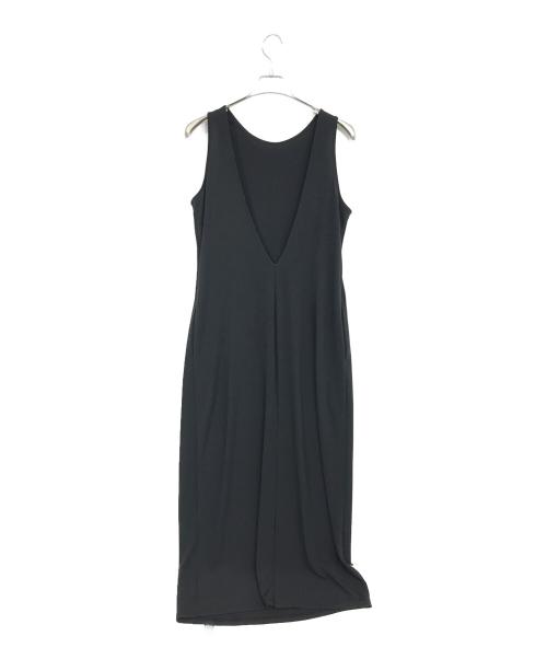 ETRE TOKYO（エトレトウキョウ）ETRE TOKYO (エトレトウキョウ) バックオープンカットコクーンワンピース グレー サイズ:Fの古着・服飾アイテム