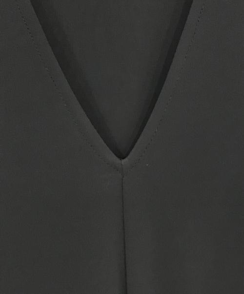 ETRE TOKYO（エトレトウキョウ）ETRE TOKYO (エトレトウキョウ) バックオープンカットコクーンワンピース グレー サイズ:Fの古着・服飾アイテム