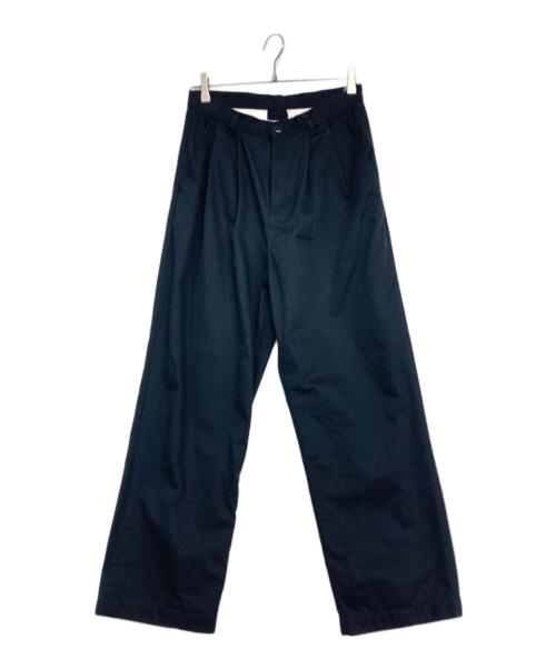 have a good day（ハブ ア グッド デイ）have a good day (ハブ ア グッド デイ) タックワイドチノパンツ ネイビー サイズ:1の古着・服飾アイテム