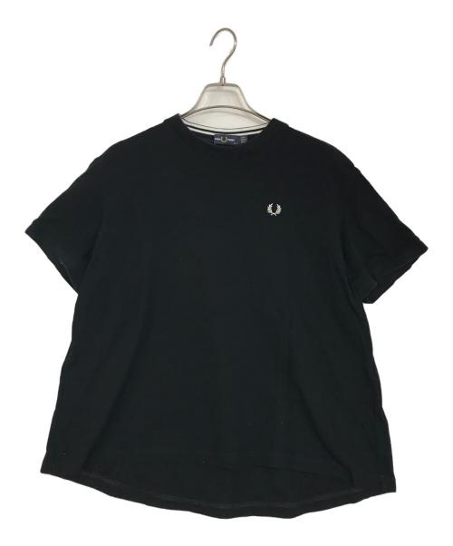 FRED PERRY（フレッドペリー）FRED PERRY (フレッドペリー) オーバーサイズロゴカットソー ブラック サイズ:10の古着・服飾アイテム