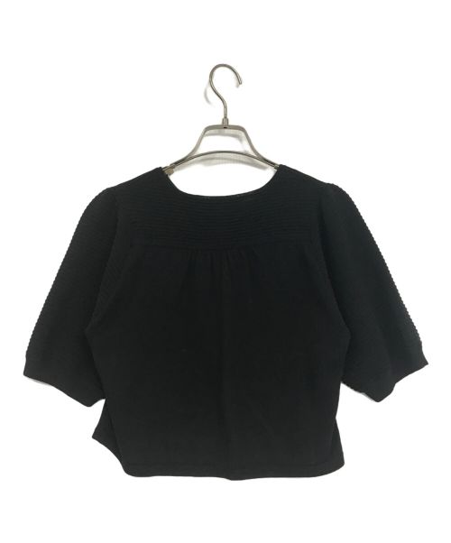 M'S GRACY（エムズグレイシー）M'S GRACY (エムズグレイシー) 切替カーディガン ブラック サイズ:40の古着・服飾アイテム