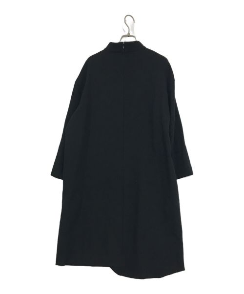 ENFOLD（エンフォルド）ENFOLD (エンフォルド) ダブルクロス1BOXワンピース ブラック サイズ:36の古着・服飾アイテム