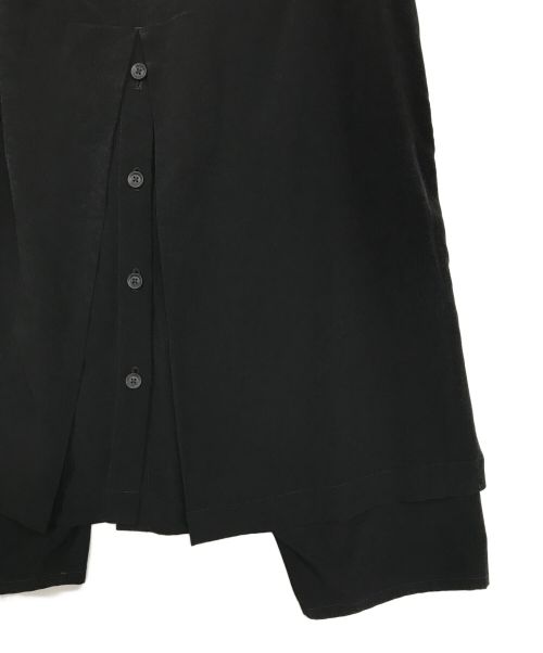 Yohji Yamamoto pour homme（ヨウジヤマモト プールオム）Yohji Yamamoto pour homme (ヨウジヤマモト プールオム) TUXEDO WRAP PANTS/タキシードラップパンツ ブラック サイズ:2の古着・服飾アイテム