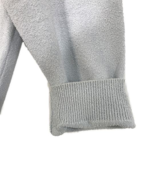 BEAUTY&YOUTH（ビューティーアンドユース）BEAUTY&YOUTH (ビューティーアンドユース) スキッパーニットポロシャツ ブルー サイズ:Lの古着・服飾アイテム