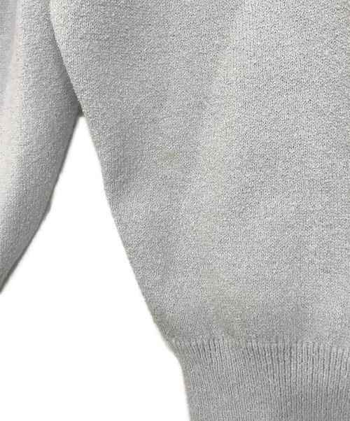 BEAUTY&YOUTH（ビューティーアンドユース）BEAUTY&YOUTH (ビューティーアンドユース) スキッパーニットポロシャツ ブルー サイズ:Lの古着・服飾アイテム