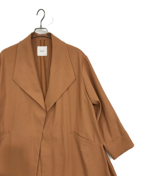 Spick and Span（スピックアンドスパン）Spick and Span (スピックアンドスパン) ビックカラーガウンコート ブラウン サイズ:38の古着・服飾アイテム