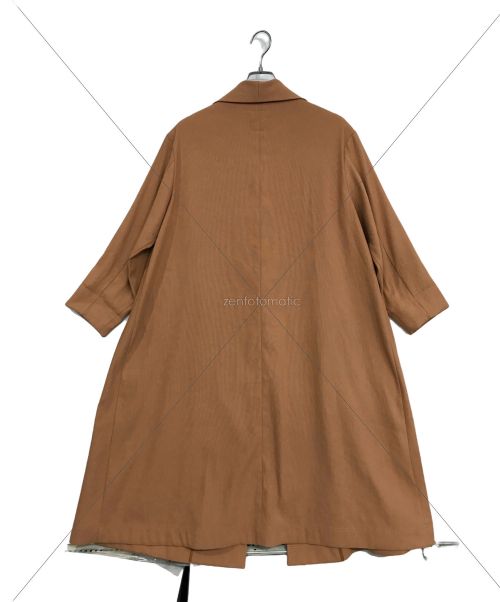 Spick and Span（スピックアンドスパン）Spick and Span (スピックアンドスパン) ビックカラーガウンコート ブラウン サイズ:38の古着・服飾アイテム