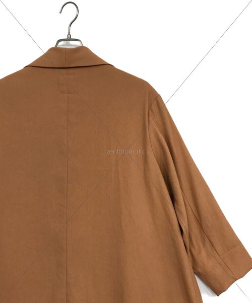 Spick and Span（スピックアンドスパン）Spick and Span (スピックアンドスパン) ビックカラーガウンコート ブラウン サイズ:38の古着・服飾アイテム