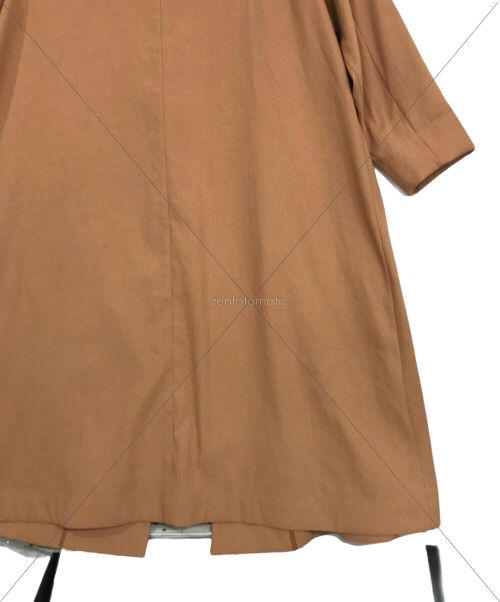 Spick and Span（スピックアンドスパン）Spick and Span (スピックアンドスパン) ビックカラーガウンコート ブラウン サイズ:38の古着・服飾アイテム