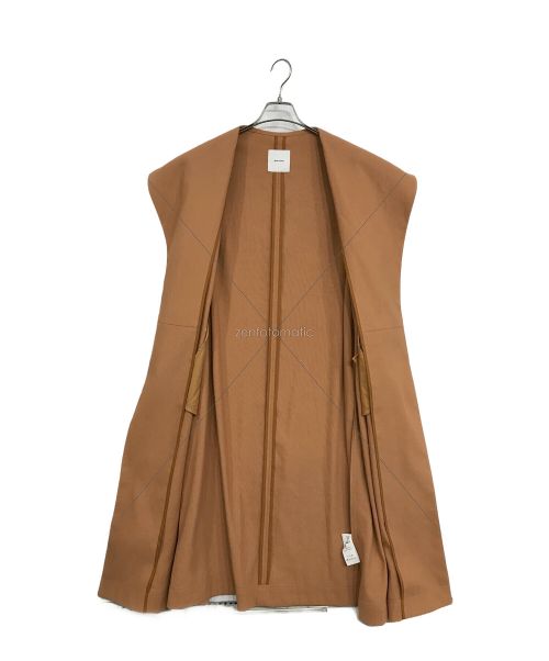 Spick and Span（スピックアンドスパン）Spick and Span (スピックアンドスパン) ビックカラーガウンコート ブラウン サイズ:38の古着・服飾アイテム