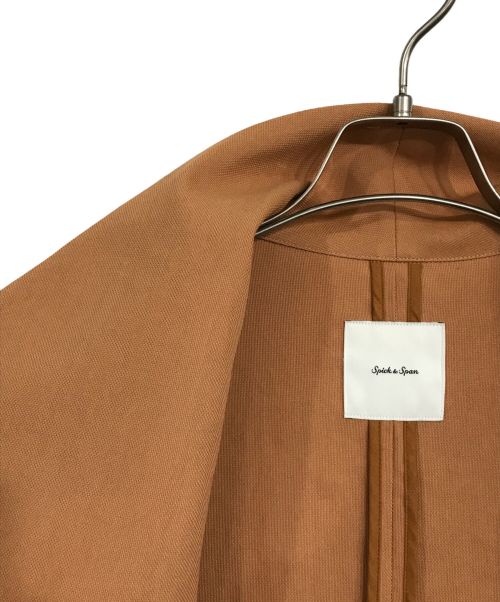 Spick and Span（スピックアンドスパン）Spick and Span (スピックアンドスパン) ビックカラーガウンコート ブラウン サイズ:38の古着・服飾アイテム