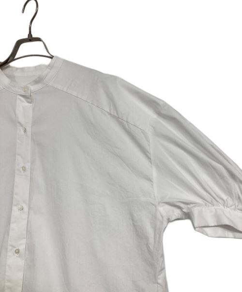 SOEJU（ソージュ）SOEJU (ソージュ) ノーカラーブラウス ホワイト サイズ:SIZE Freeの古着・服飾アイテム