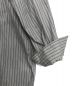 中古・古着 leno (リノ) BAND COLLAR SHIRT STRIPE/ストライプバンドカラーシャツ グレー サイズ:3：4500円