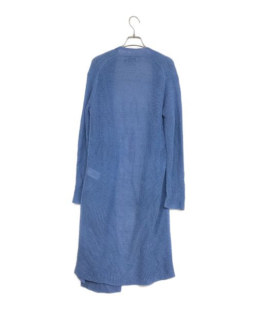 POLO RALPH LAUREN（ポロ・ラルフローレン）POLO RALPH LAUREN (ポロ・ラルフローレン) ローゲージロングカーディガン ブルー サイズ:XSの古着・服飾アイテム