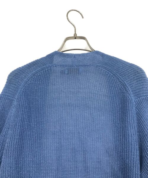 POLO RALPH LAUREN（ポロ・ラルフローレン）POLO RALPH LAUREN (ポロ・ラルフローレン) ローゲージロングカーディガン ブルー サイズ:XSの古着・服飾アイテム