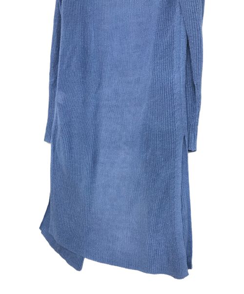 POLO RALPH LAUREN（ポロ・ラルフローレン）POLO RALPH LAUREN (ポロ・ラルフローレン) ローゲージロングカーディガン ブルー サイズ:XSの古着・服飾アイテム