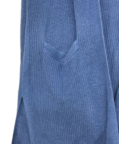 POLO RALPH LAUREN（ポロ・ラルフローレン）POLO RALPH LAUREN (ポロ・ラルフローレン) ローゲージロングカーディガン ブルー サイズ:XSの古着・服飾アイテム