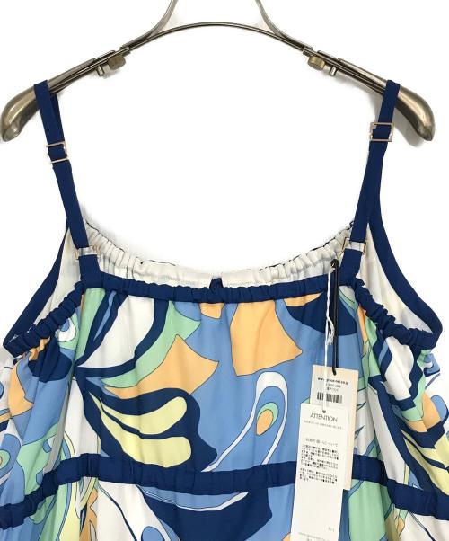 GRACE CONTINENTAL（（グレースコンチネンタル）GRACE CONTINENTAL (（グレースコンチネンタル) キカバードプリントワンピース ブルー サイズ:36の古着・服飾アイテム