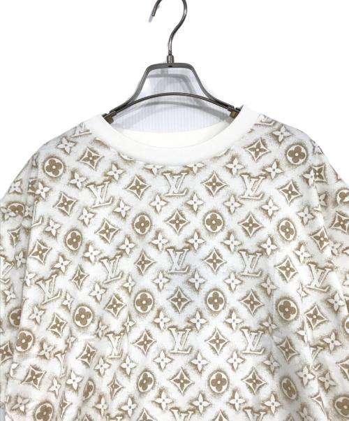 LOUIS VUITTON（ルイ ヴィトン）LOUIS VUITTON (ルイ ヴィトン) モノグラム総柄プリントTシャツ ベージュ サイズ:L 未使用品の古着・服飾アイテム