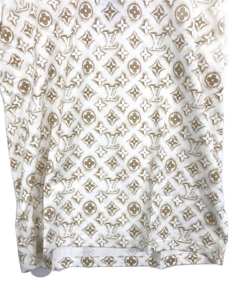 LOUIS VUITTON（ルイ ヴィトン）LOUIS VUITTON (ルイ ヴィトン) モノグラム総柄プリントTシャツ ベージュ サイズ:L 未使用品の古着・服飾アイテム