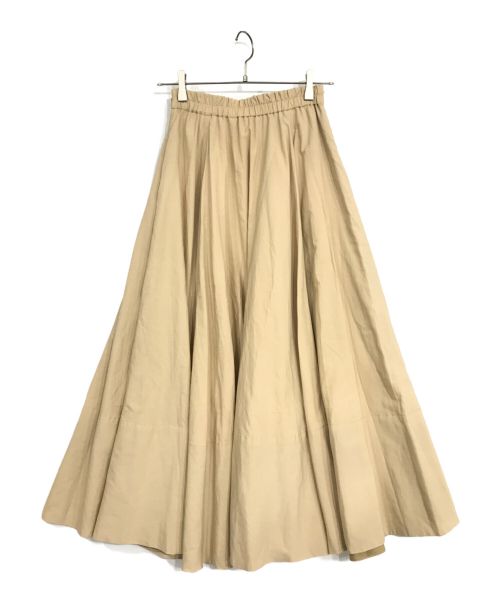 CADUNE（カデュネ）CADUNE (カデュネ) フレアスカート ベージュ サイズ:36の古着・服飾アイテム