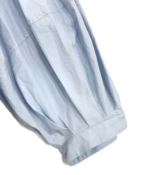 FRAMeWORK（フレームワーク）FRAMeWORK (フレームワーク) クロップドランタンスリーブシャツ スカイブルー サイズ:表記無しの古着・服飾アイテム